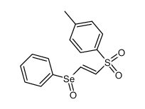 (E)-1-(phenylseleno)-2-(p-tolylsulfonyl)ethene Se-oxide