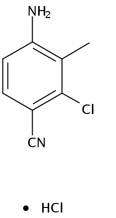 4-氨基-2-氯-3-甲基苯甲腈盐酸盐