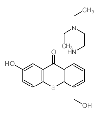 1-[2-(diethylamino)ethylamino]-7-hydroxy-4-(hydroxymethyl)thioxanthen-9-one