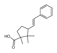 1,2,2-trimethyl-3-styryl-cyclopentanecarboxylic acid