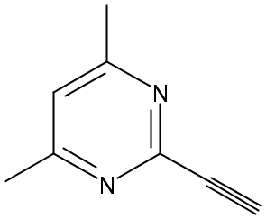 (9CI)-2-乙炔-4,6-二甲基-嘧啶
