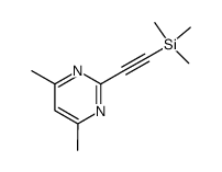 4,6-dimethyl-2-((trimethylsilyl)ethynyl)pyrimidine