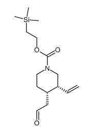 2-(trimethylsilyl)ethyl (3R,4S)-4-(2-oxoethyl)-3-vinylpiperidine-1-carboxylate