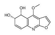 (5R,6S)-4-methoxy-5,6-dihydrofuro[2,3-b]quinoline-5,6-diol