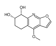 (7S,8R)-4-methoxy-5,6,7,8-tetrahydrofuro[2,3-b]quinoline-7,8-diol