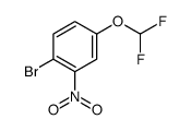 1-bromo-4-(difluoromethoxy)-2-nitrobenzene
