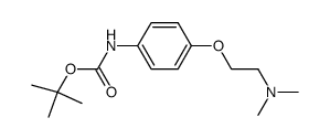 tert-butyl 4-(2-(dimethylamino)ethoxy)phenylcarbamate