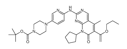 4-[6-[[6-(1-丁氧基乙烯基)-8-环戊基-5-甲基-7-氧代-7,8-二氢吡啶并[2,3-d]嘧啶-2-基]氨基]吡啶-3-基]哌嗪-1-羧酸叔丁酯