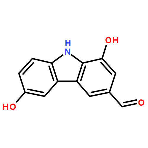 1,6-二羟基-9H-咔唑-3-甲醛对照品(标准品) | 866111-14-0