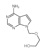 2-[(4-aminopyrrolo[2,3-d]pyrimidin-7-yl)methoxy]ethanol