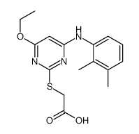 2-[4-(2,3-dimethylanilino)-6-ethoxypyrimidin-2-yl]sulfanylacetic acid