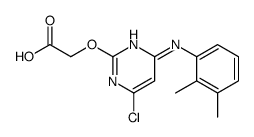 2-[4-chloro-6-(2,3-dimethylanilino)pyrimidin-2-yl]oxyacetic acid