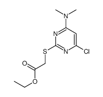 ethyl 2-[4-chloro-6-(dimethylamino)pyrimidin-2-yl]sulfanylacetate