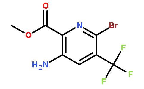 3-氨基-6-溴-5-(三氟甲基)吡啶甲酸甲酯