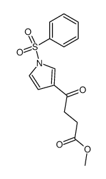 Methyl 4-(1-(Phenylsulfonyl)-3-pyrrolyl)-4-oxobutyrate