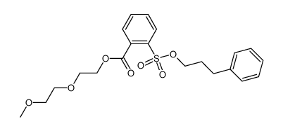 3-phenylpropyl 2-(methoxyethoxyethylcarboxy)-1-benzosulfonate