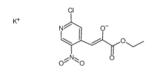 potassium (1Z)-1-(2-chloro-5-nitropyridine-4-yl)-3-ethoxy-3-oxoprop-1-en-2-olate