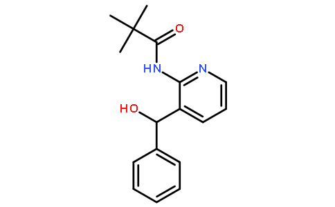 2-特戊酰氨基-3-(alpha-羟基苄基)吡啶