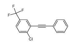 1-chloro-2-phenylethynyl-4-trifluoromethyl-benzene
