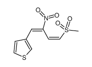 (1E,3Z)-3-(4-methanesulfonyl-2-nitrobuta-1,3-dien-1-yl)thiophene