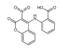 2-[(3-nitro-2-oxochromen-4-yl)amino]benzoic acid