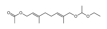 (2E,6E)-8-(1-ethoxyethoxy)-3,7-dimethylocta-2,6-dien-1-yl acetate