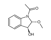 1-acetyl-trans-3-hydroxy-2-methoxyindole