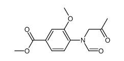4-[formyl-(2-oxopropyl)amino]-3-methoxybenzoic acid methyl ester