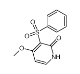 4-methoxy-3-(phenylsulfonyl)pyridin-2(1H)-one