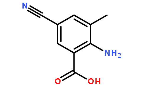 2-氨基-5-氰基-3-甲基苯甲酸