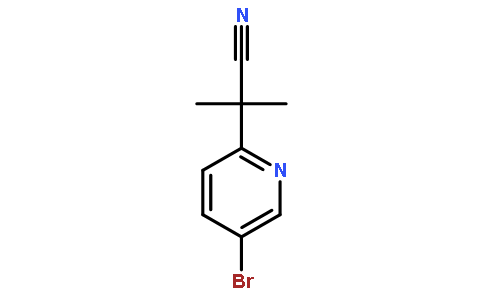 2-(5-溴吡啶-2-基）2-甲基丙腈