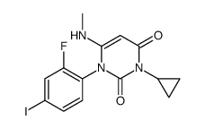 3-环丙基-1-(2-氟-4-碘苯基)-6-(甲基氨基) 嘧啶-2,4-(1H,3H)-二酮