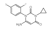 6-氨基-3-环丙基-1-(2-氟-4-碘苯基)-1H-嘧啶-2,4-二酮