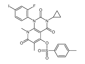 3-Cyclopropyl-1-(2-fluoro-4-iodophenyl)-68-dimethyl-247-trioxo -123478-hexahydropyrido[23-d]pyrimidin-5-yl 4-methylbenzene sulfonate