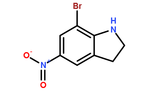 7-溴-5-硝基吲哚啉