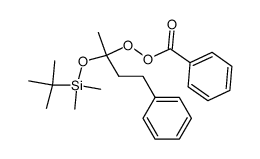 2-((tert-butyldimethylsilyl)oxy)-4-phenylbutan-2-yl benzoperoxoate