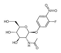 3-fluoro-4-nitrophenyl 2-acetamido-2-deoxy-β-D-glucopyranoside