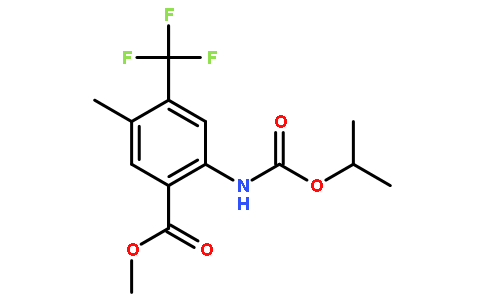 2-((异丙氧基羰基)氨基)-5-甲基-4-(三氟甲基)苯甲酸甲酯