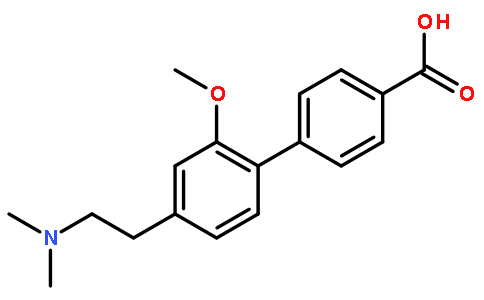4'-[2-(Dimethylamino)ethyl]-2'-methoxy-4-biphenylcarboxylic acid