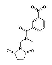 N-methyl-N-succinimidomethyl-m-nitrobenzamide