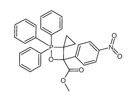 methyl 6-(4-nitrophenyl)-4,4,4-triphenyl-5-oxa-4l5-phosphaspiro[2.3]hexane-6-carboxylate