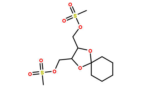 [3-(methylsulfonyloxymethyl)-1,4-dioxaspiro[4.5]decan-2-yl]methyl methanesulfonate