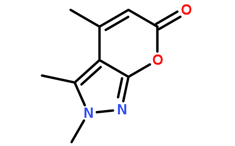5,7,8-三甲基-2-氧杂-8,9-二氮杂双环[4.3.0]壬-4,6,9-三烯-3-酮