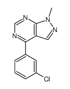 1-methyl-4-(m-chlorophenyl)pyrazolo(3,4-d)pyrimidine
