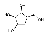 (+/-)-(1α,2α,3α,5α)-3-amino-5-(hydroxymethyl)-1,2-cyclopentanediol