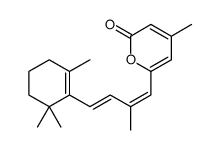 4-methyl-6-[(1E,3E)-2-methyl-4-(2,6,6-trimethylcyclohexen-1-yl)buta-1,3-dienyl]pyran-2-one