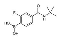 4-叔丁基氨基甲酰基-2-氟苯硼酸(874289-35-7)