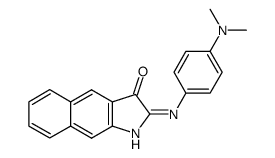 2-(4-dimethylamino-phenylimino)-1,2-dihydro-benz[f]indol-3-one
