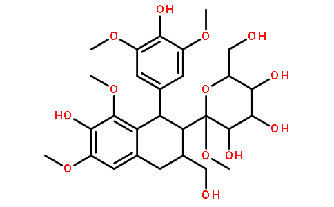 （+）-南烛木树脂酚9’-O-葡萄糖甙