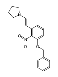(E)-3-benzyloxy-2-nitro-β-pyrrolidinostyrene